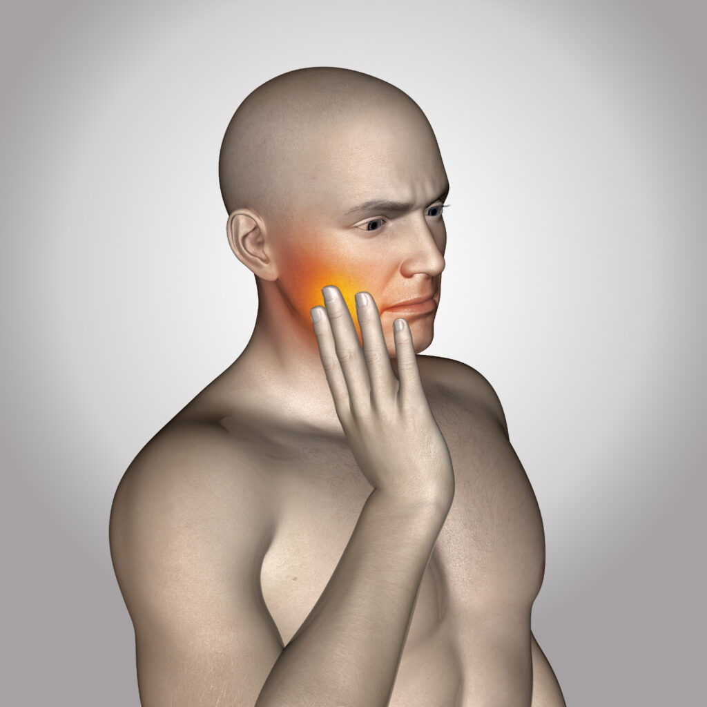 Broken jaw